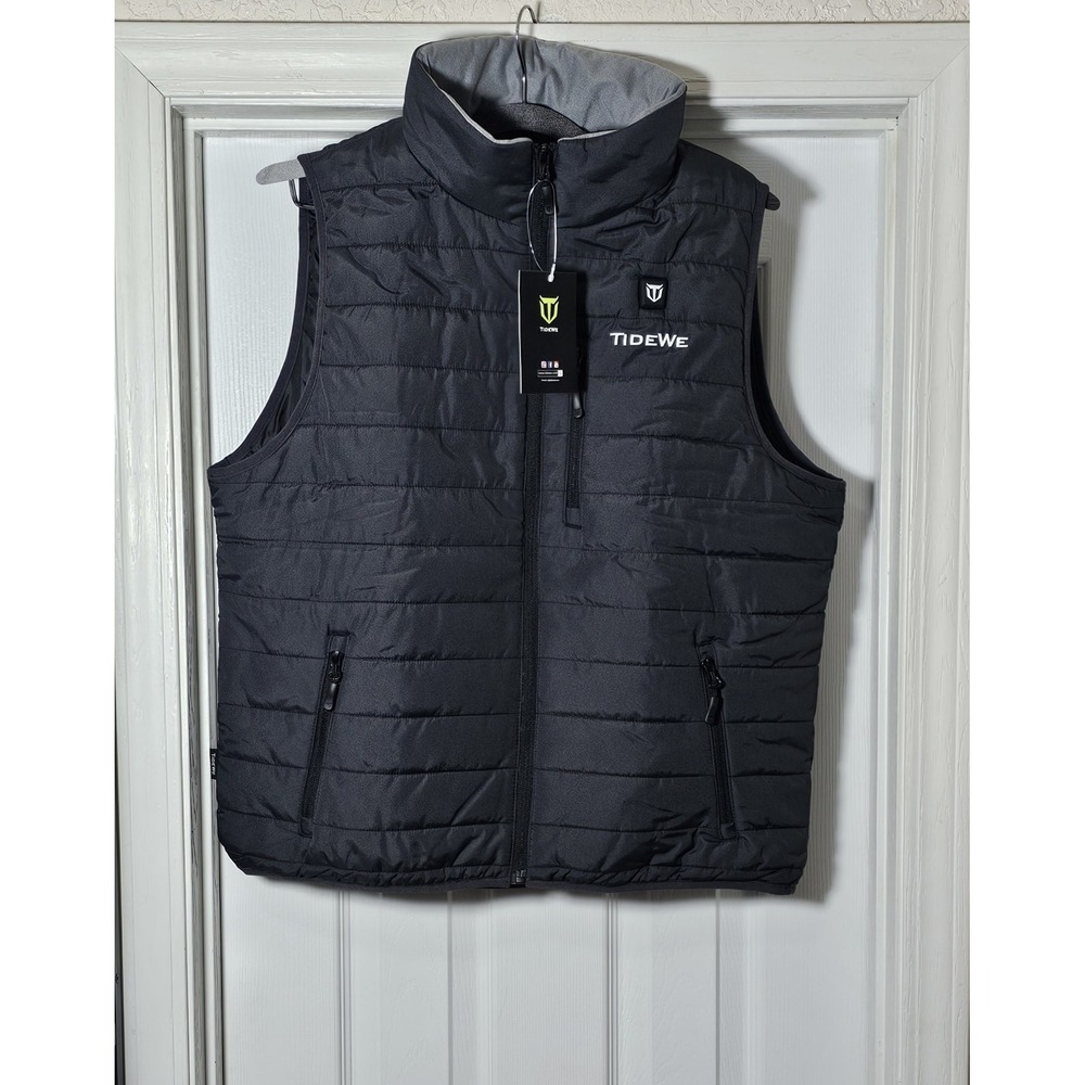 Tidewe‎ Heated Puffer Vest Women's Size Large No Battery Pack Black